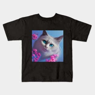 Blue-Eyed Beauty Kids T-Shirt